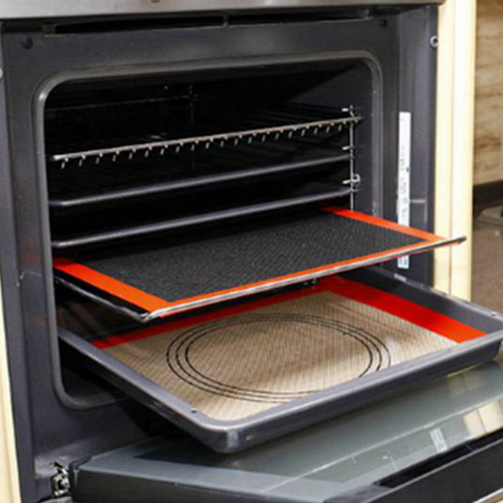 Kitchen Baking Mat - SYW-Aksesoris Alat Pembuat Kue/Biskuit/Roti, Alas Panggang