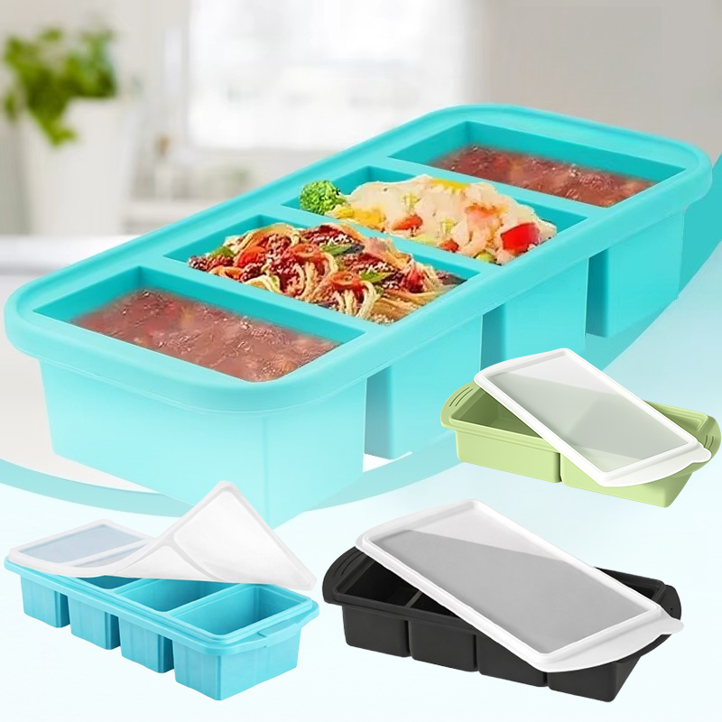 Kitchen Baking Containers - Cetakan Es Batu Silikon Besar dengan