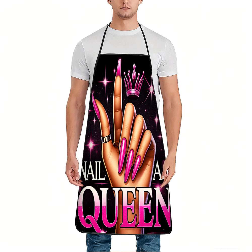 Kitchen Baking Ideas - 1 Apron Bertema Seni Kuku yang
