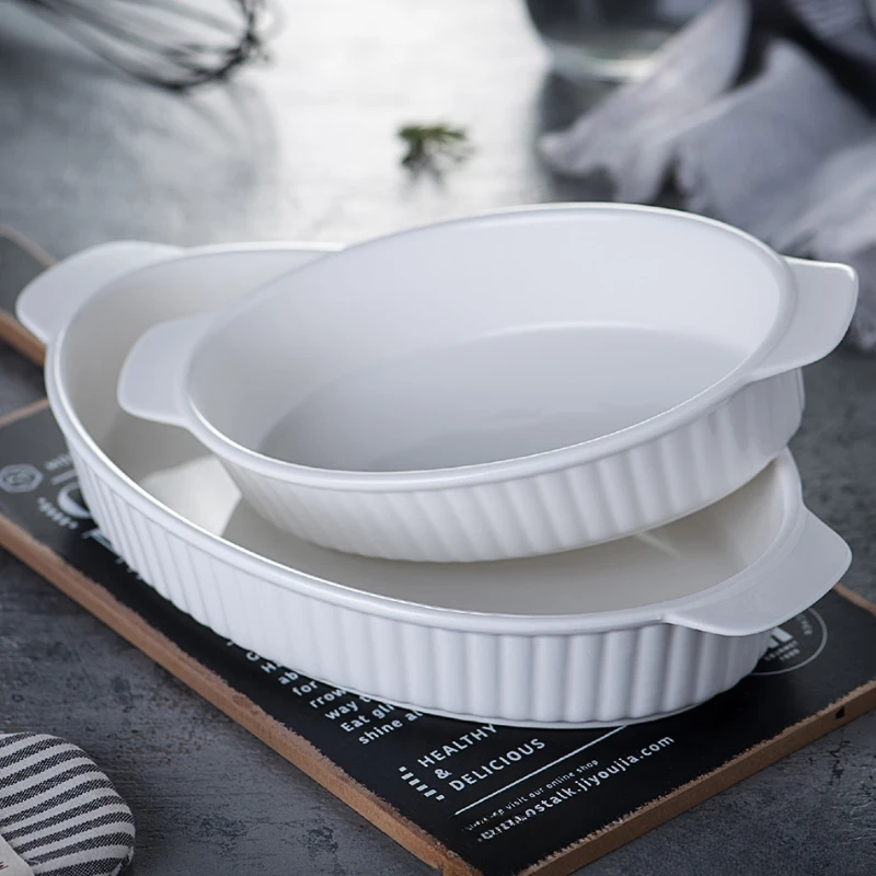 Bread Baking Kitchen Utensils - Nampan memanggang Oven, peralatan masak keramik,