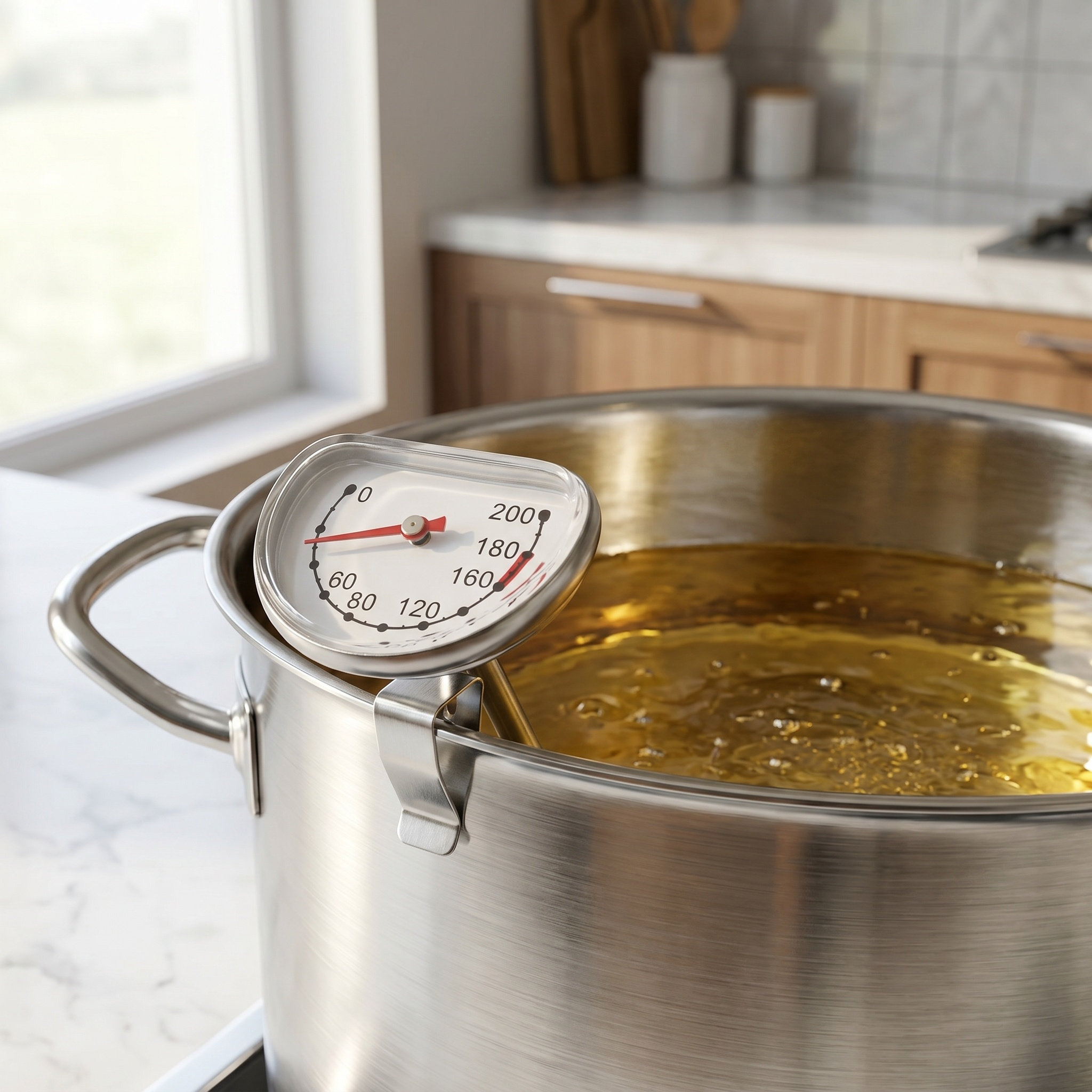 Kitchen Tools For Baking - Termometer Penggorengan Baja Tahan Karat, Alat
