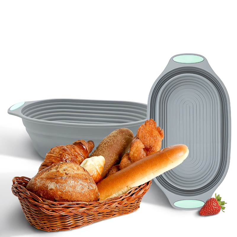 Kitchen Baking Ware - 1 Buah Keranjang Fermentasi Roti Silikon
