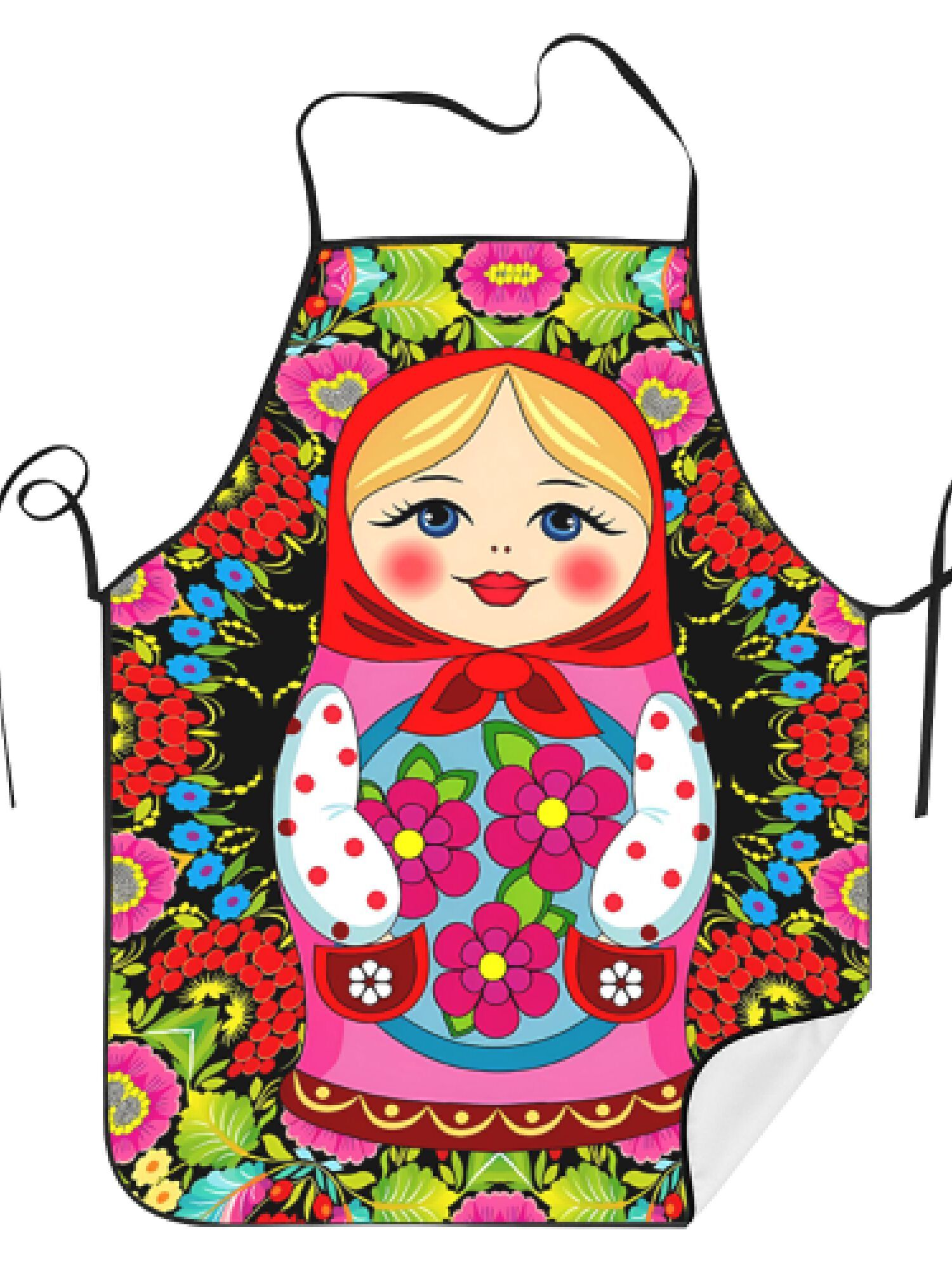 Kitchen Baking Ideas - 1 Buah Celemek Desain Retro Bunga