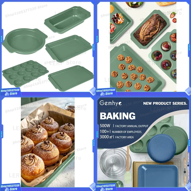 Bread Baking Kitchen Utensils - Cetakan Kue Anti Lengket dari Baja