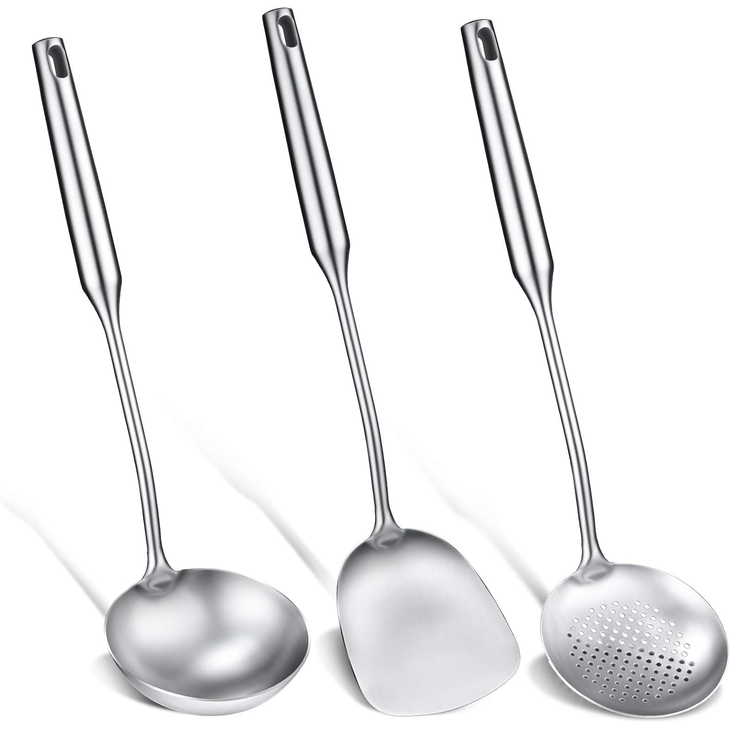 Offset Spatula Set - Spatula Wok, Sendok, dan Sendok Berlubang