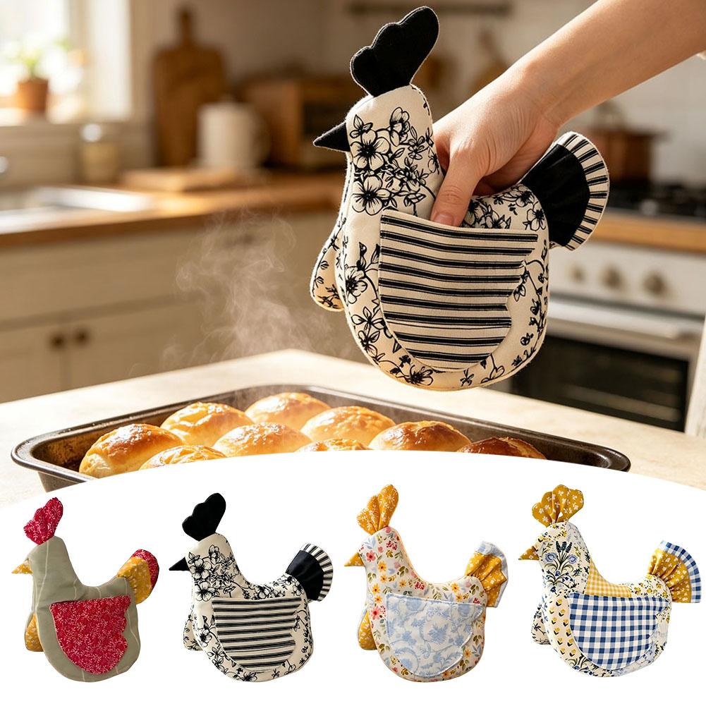 Kitchen Baking Ware - Set Sarung Tangan Oven & Penyangga