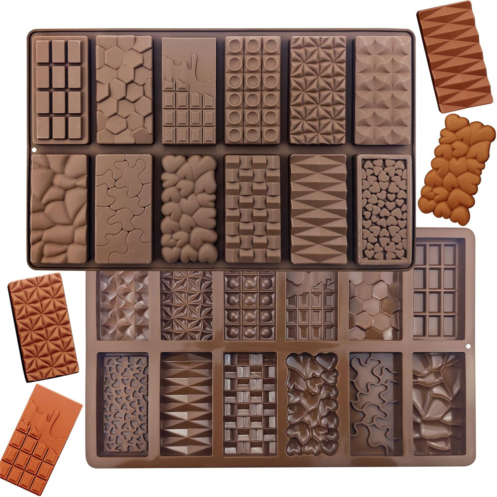 Kitchen Baking Molds - Cetakan Coklat 12 In 1 Cetakan