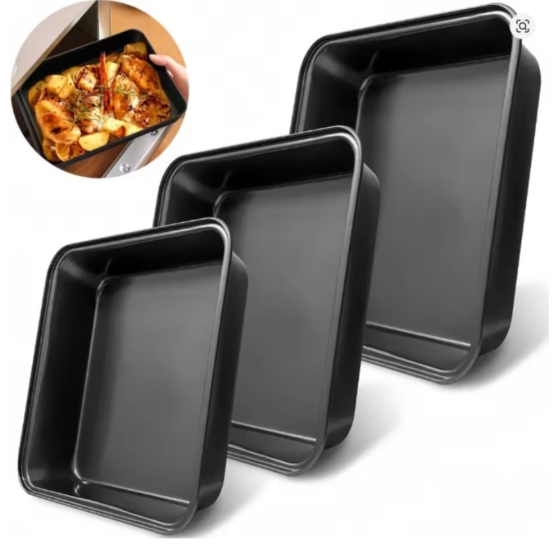 Bread Baking Kitchen Utensils - Panci Panggang Persegi Panjang Anti Lengket