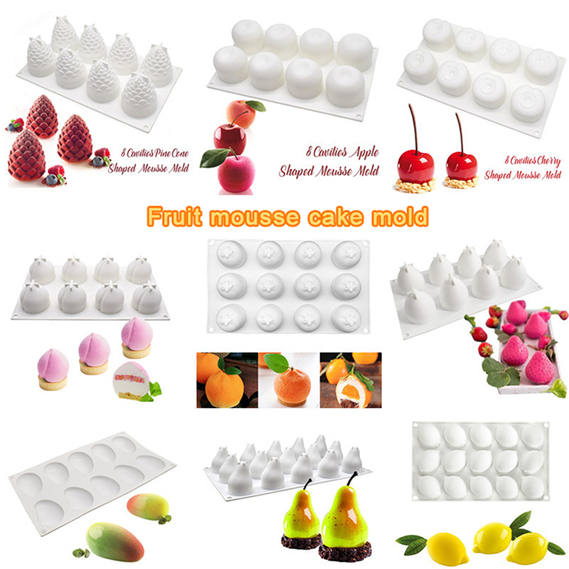 Kitchen Baking Molds - Cetakan Kue Seri Buah dari Silikon