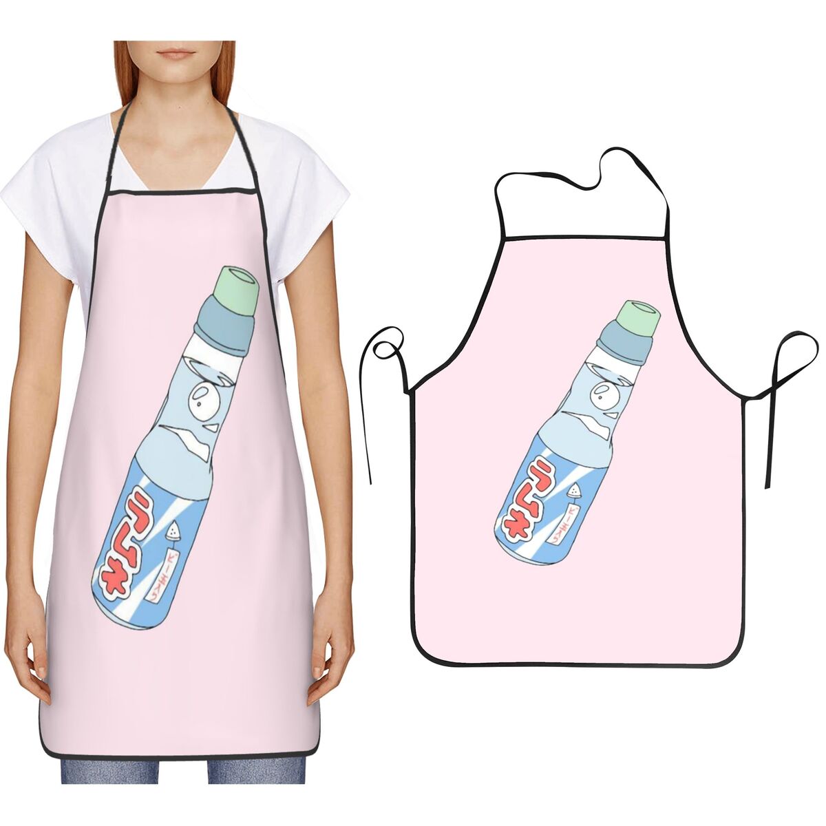 Kitchen Baking Soda - Celemek Minuman Soda Kawaii, Celemek Koki,