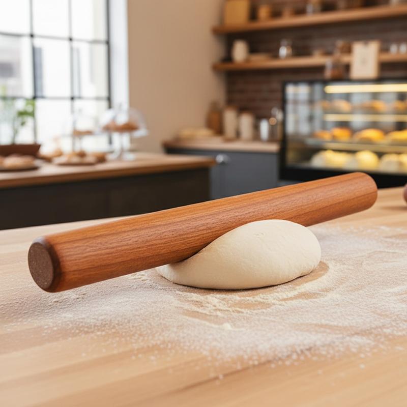 Penggilas Adonan Kayu 30cm, Al - Kitchen Roll Baking ulasan dan harga