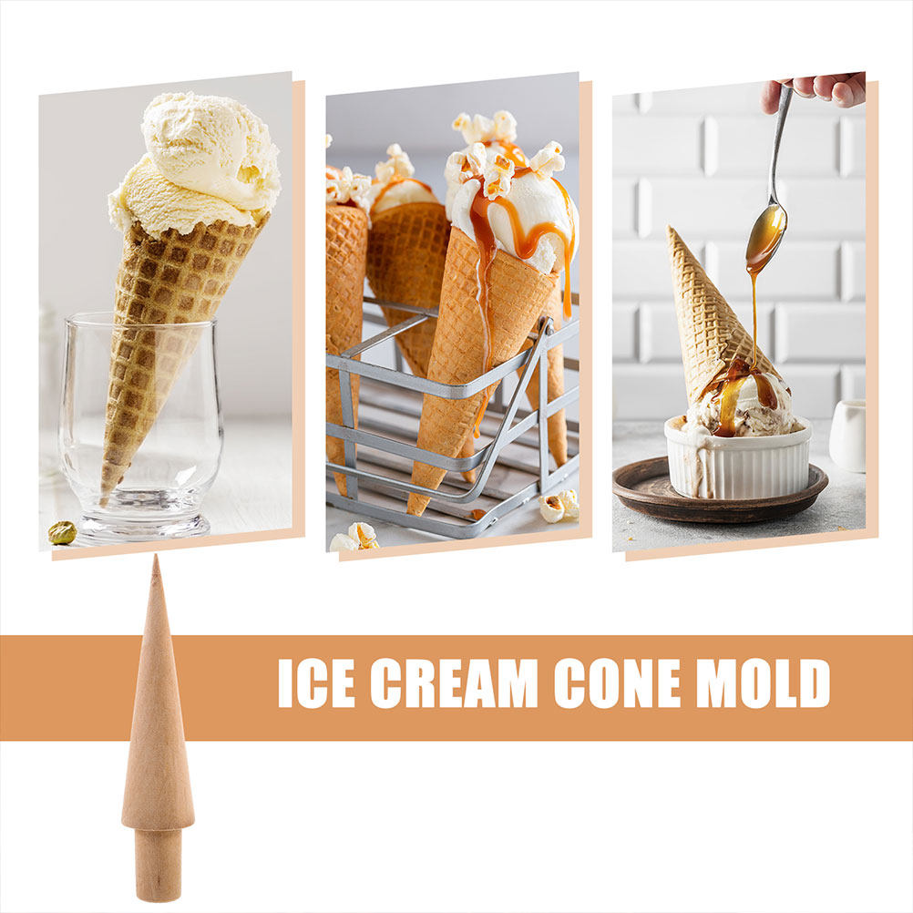 3Pcs Cetakan Kayu Pembuat Cone - Kitchen Roll Baking ulasan dan harga