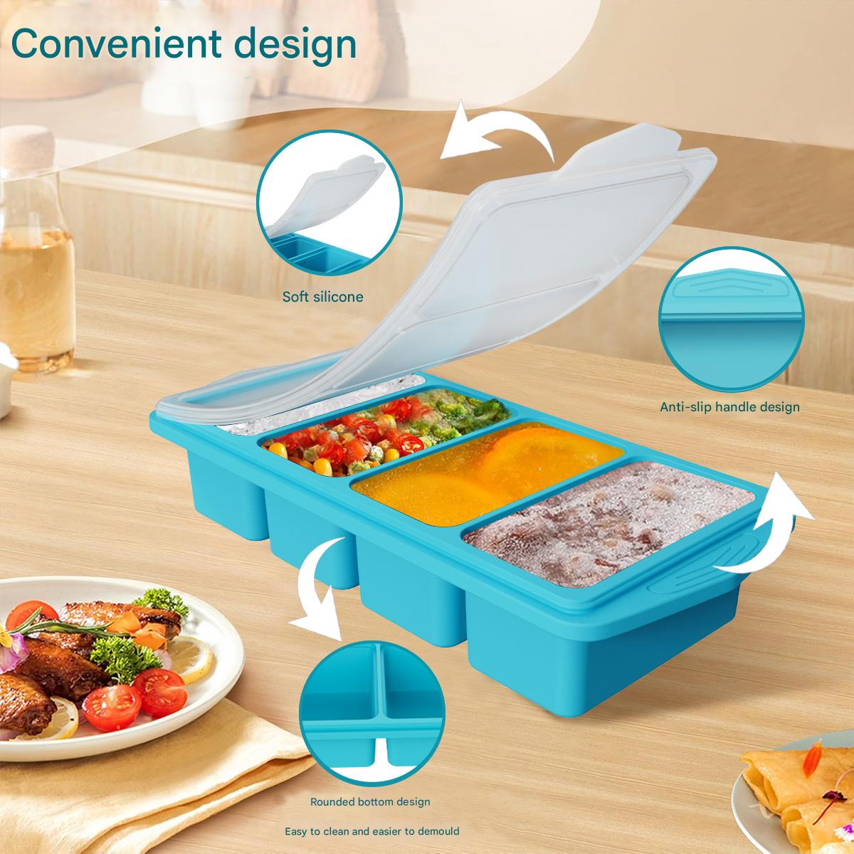 Cetakan Es Batu Silikon Besar  - Kitchen Baking Containers ulasan dan harga
