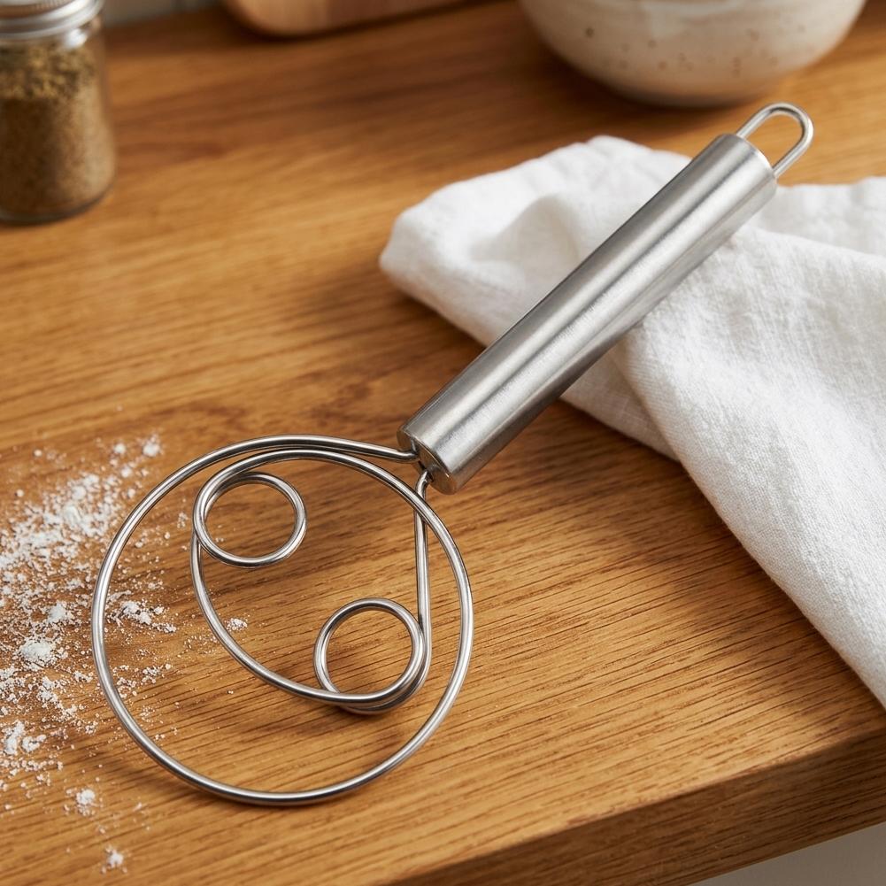 Pengaduk Adonan Roti Stainless - Bread Baking Kitchen Utensils ulasan dan harga