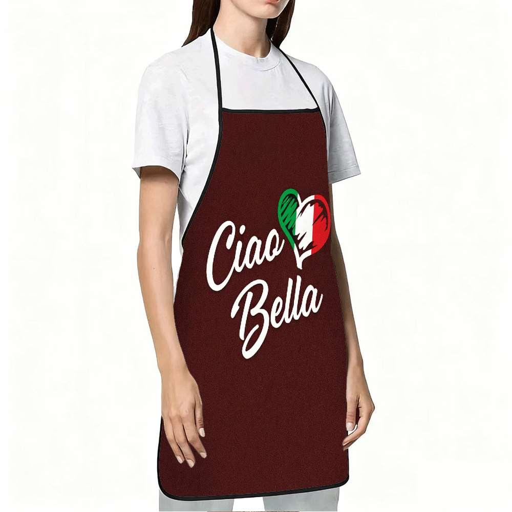 1 Buah Apron Bertema Italia ya - Kitchen Baking Ideas ulasan dan harga