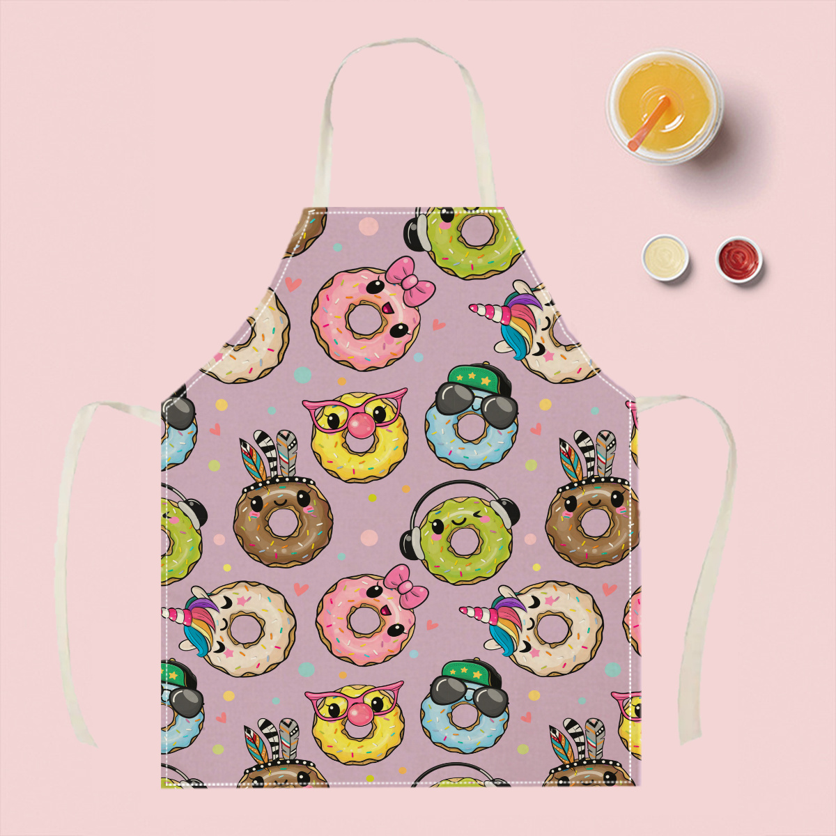 1 Buah Celemek Donat Kartun Lu - Kitchen Baking Ideas ulasan dan harga