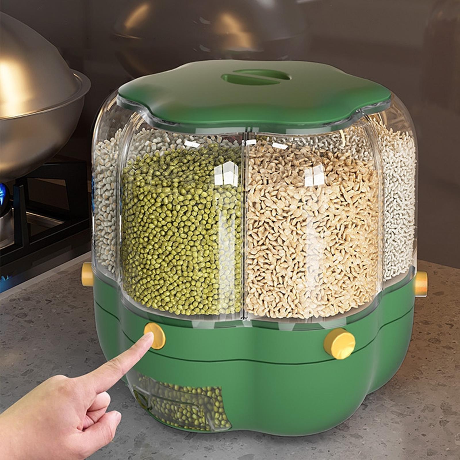Dispenser Sereal Putar, Wadah  - Kitchen Baking Pantry ulasan dan harga