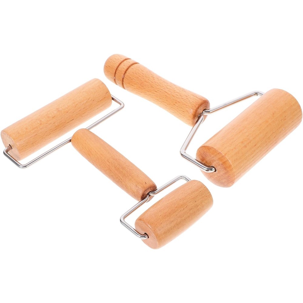 1 Buah Penggiling Adonan Kayu  - Kitchen Roll Baking ulasan dan harga