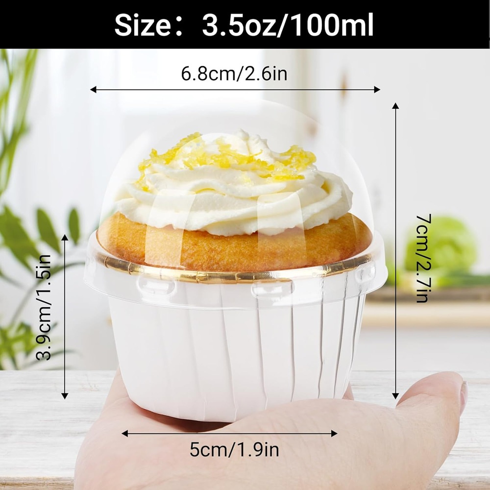 50 Buah Cangkir Muffin Kertas  - Kitchen Tools For Baking ulasan dan harga