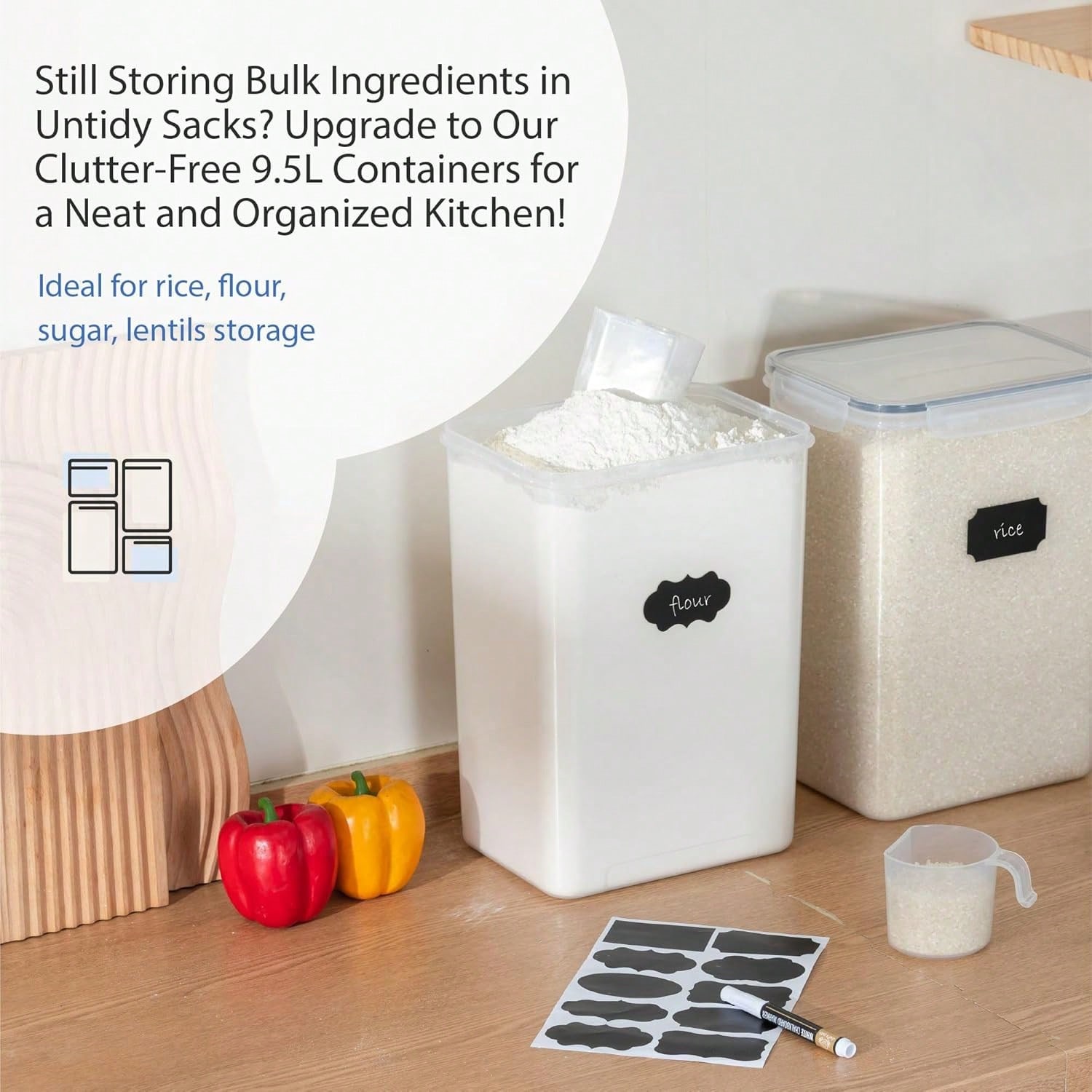 Wadah Penyimpanan Makanan Keda - Kitchen Baking Pantry ulasan dan harga