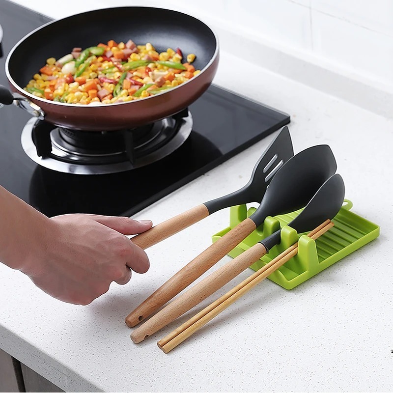Rak Penyimpanan Dapur Tempat S - Offset Spatula Set ulasan dan harga