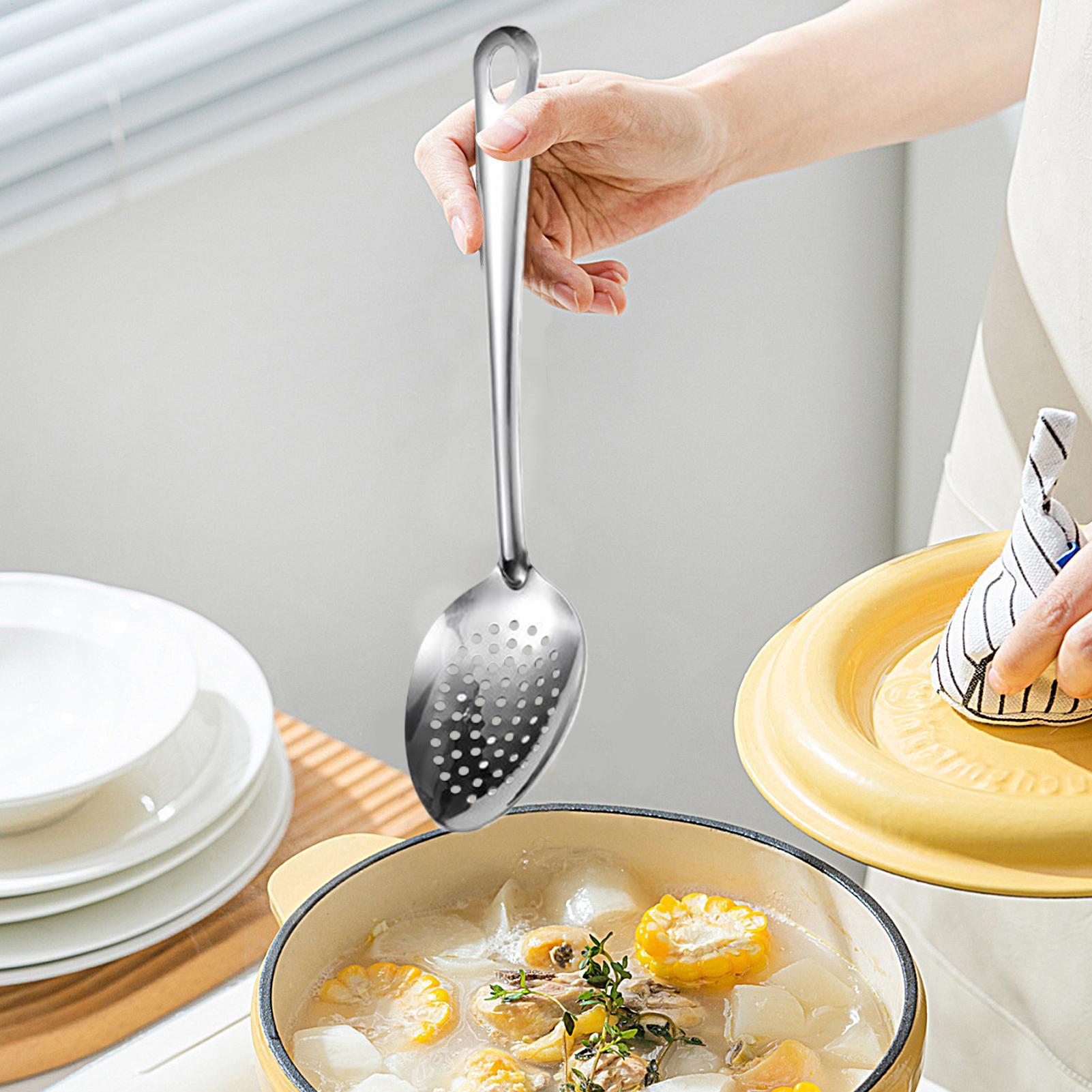 Sendok Berlubang Logam Baru Se - Offset Spatula Set ulasan dan harga