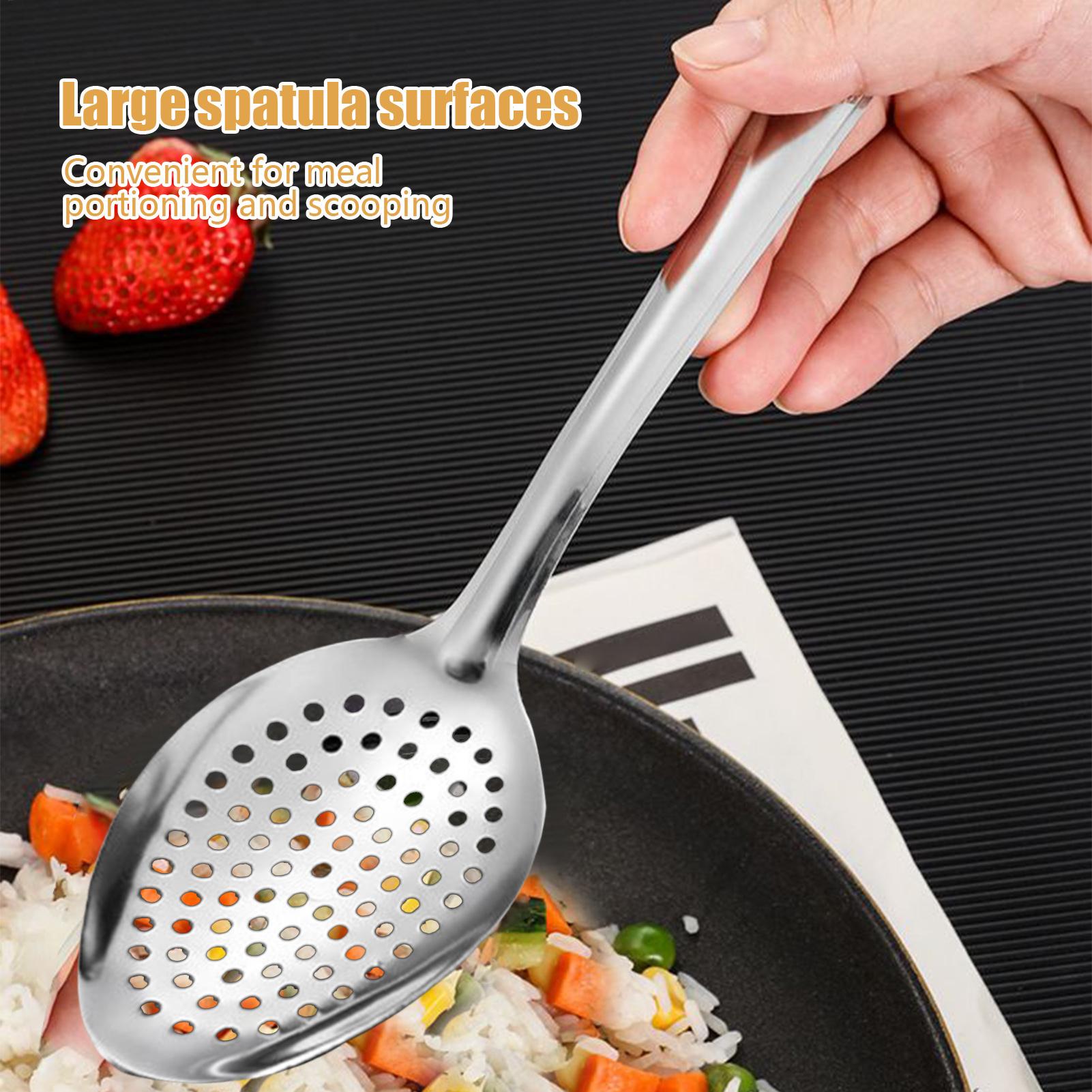 Sendok Berlubang Logam Baru Se - Offset Spatula Set ulasan dan harga