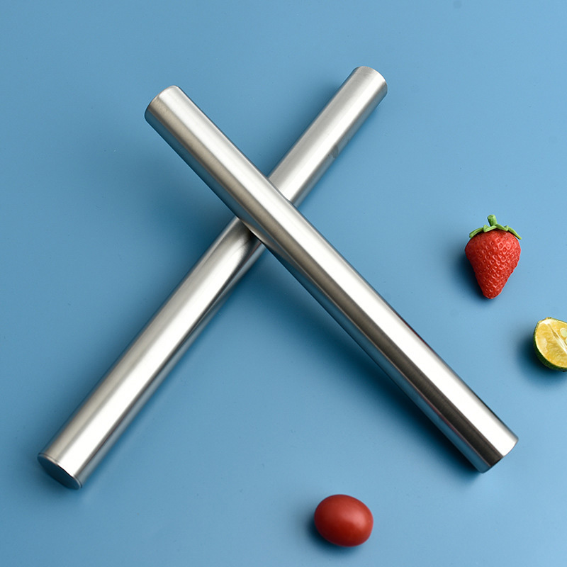 Stainless Steel Rolling Pin Me - Bread Baking Kitchen Utensils ulasan dan harga