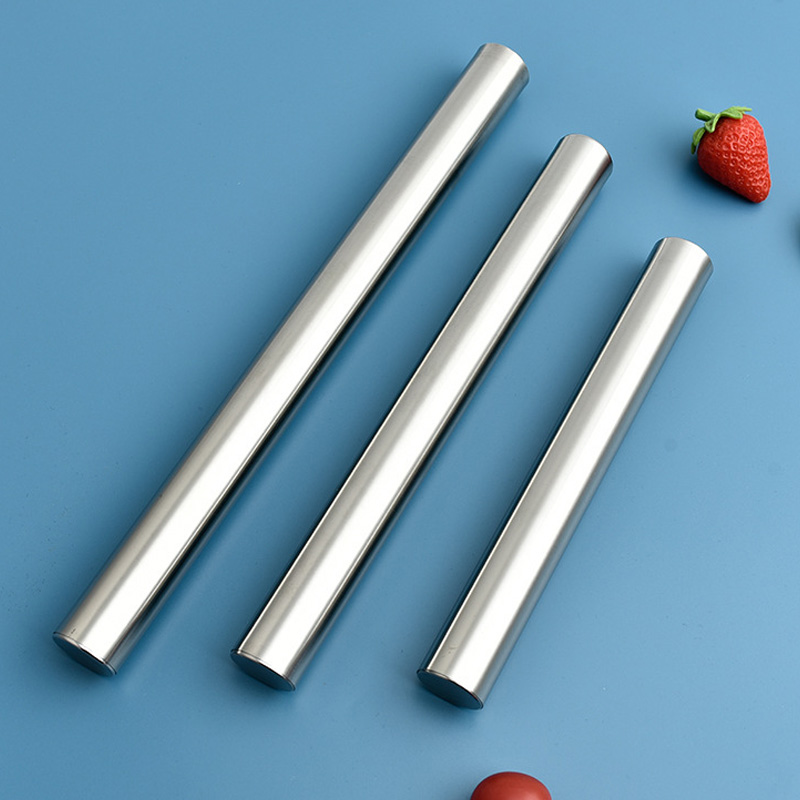 Stainless Steel Rolling Pin Me - Bread Baking Kitchen Utensils ulasan dan harga