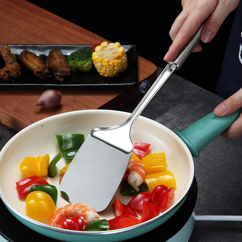 Spatula Penggorengan Anti Leng - Offset Spatula Set ulasan dan harga
