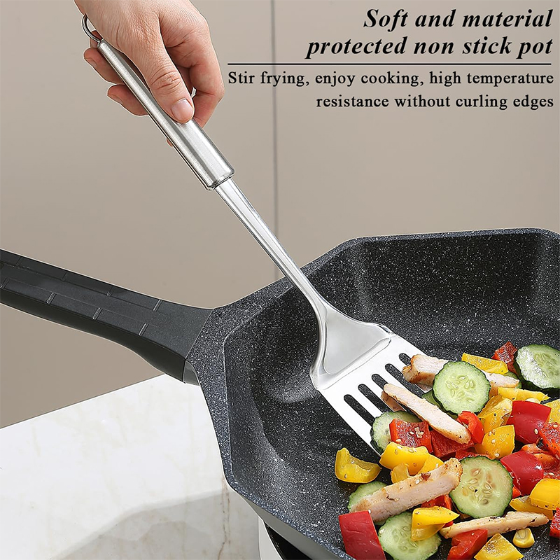 Spatula Penggorengan Anti Leng - Offset Spatula Set ulasan dan harga