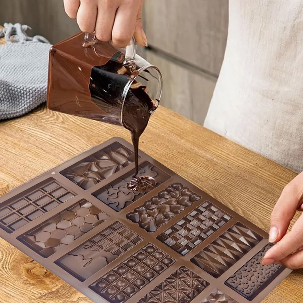 Cetakan Coklat 12 In 1 Cetakan - Kitchen Baking Molds ulasan dan harga