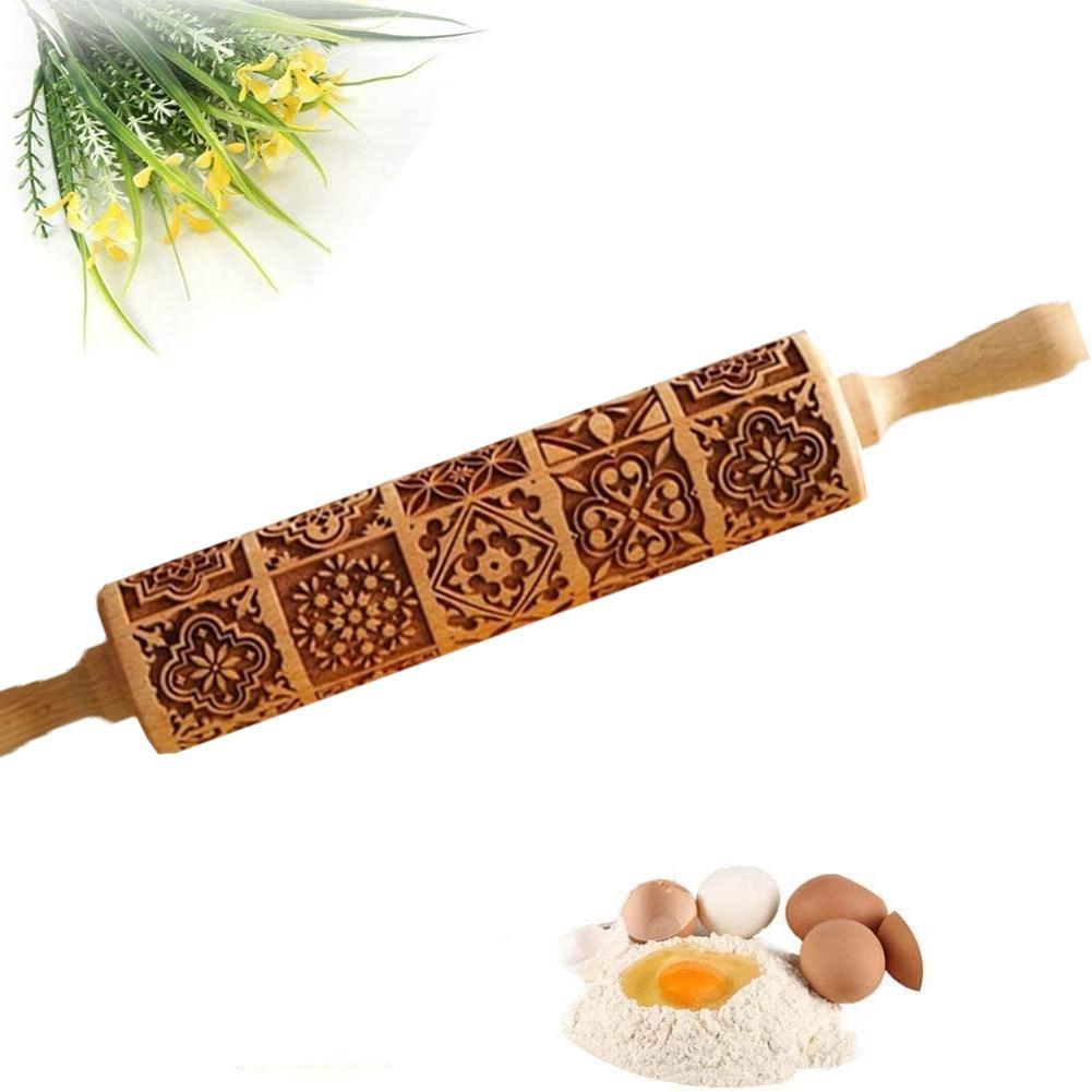 1 Buah Pin Penggulung Timbul B - Kitchen Roll Baking ulasan dan harga