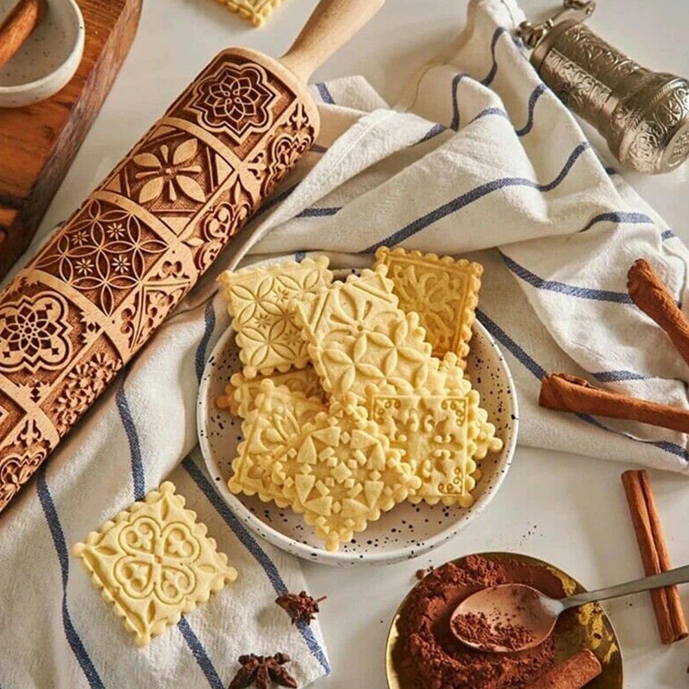 1 Buah Pin Penggulung Timbul B - Kitchen Roll Baking ulasan dan harga