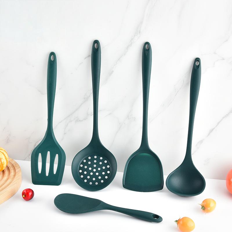 5 Buah Set Peralatan Dapur Sil - Offset Spatula Set ulasan dan harga