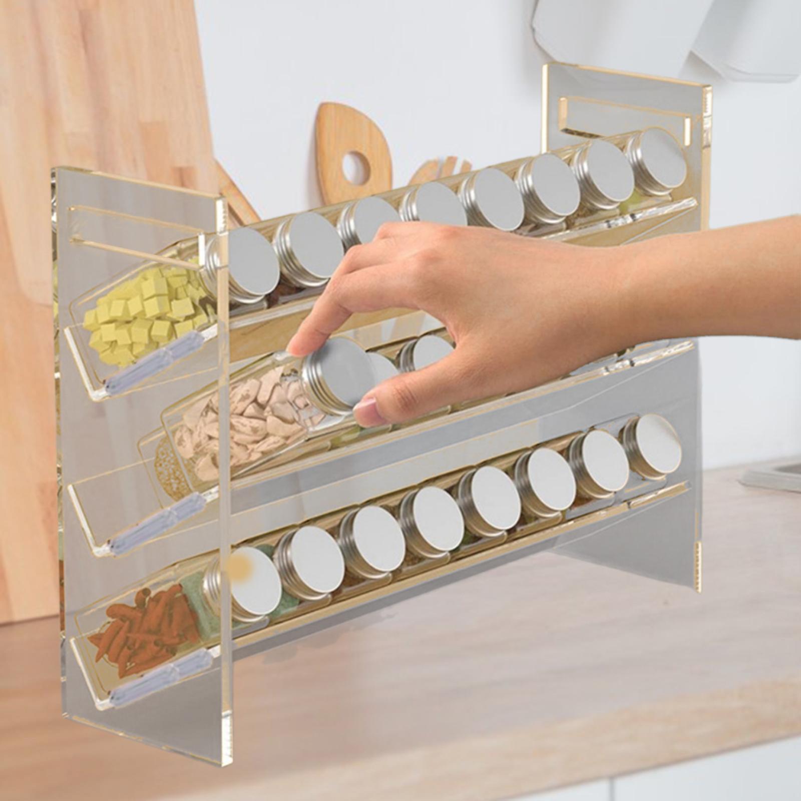 Rak Bumbu Akrilik, Rak Kue, Pe - Kitchen Baking Pantry ulasan dan harga