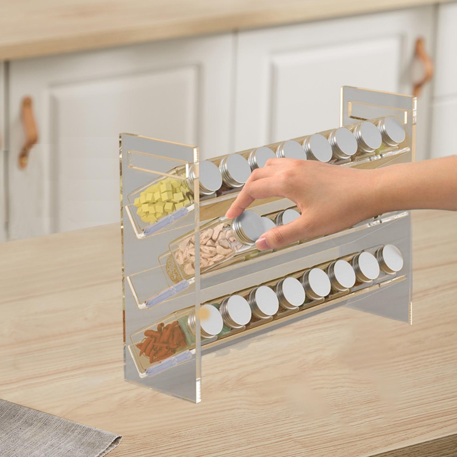 Rak Bumbu Akrilik, Rak Kue, Pe - Kitchen Baking Pantry ulasan dan harga