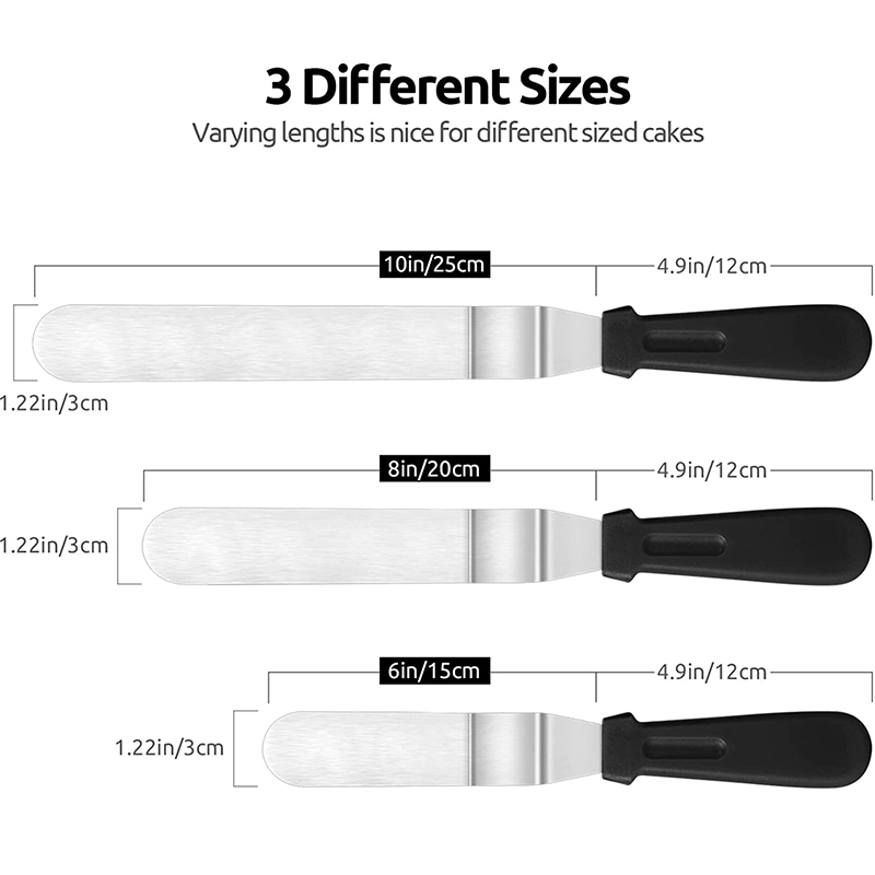 LMETJMA Spatula Offset kue baj - Offset Spatula Set ulasan dan harga