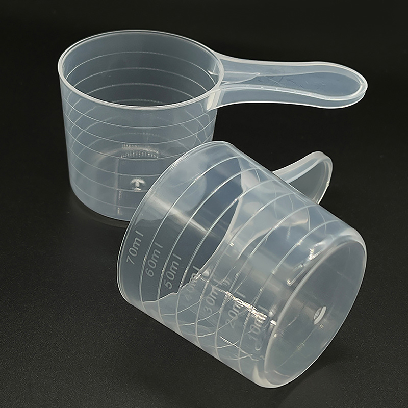 Gelas ukur plastik 70ML, 5 bua - Kitchen Baking Containers ulasan dan harga