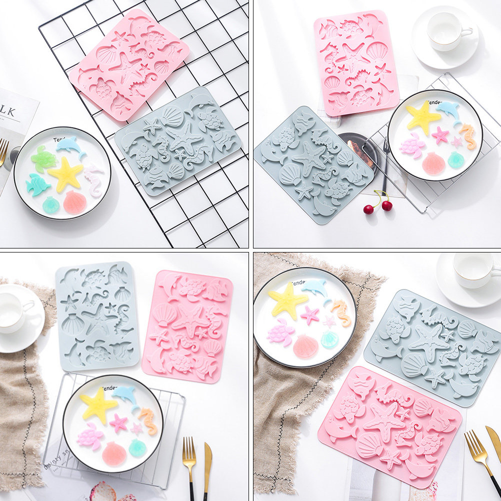 2Pcs Cetakan Kue Silikon Aman  - Kitchen Baking Molds ulasan dan harga