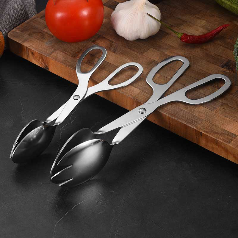1 buah penjepit prasmanan baja - Bread Baking Kitchen Utensils ulasan dan harga