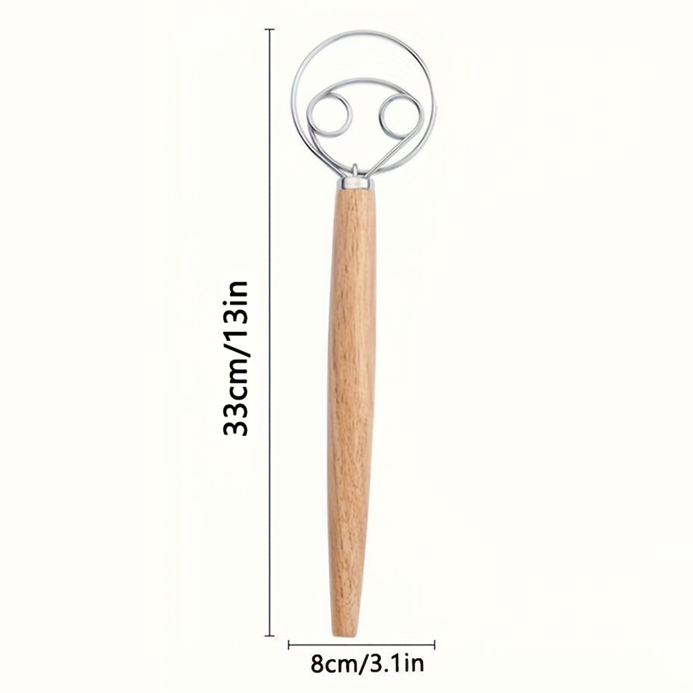 Pengocok Adonan Stainless Stee - Bread Baking Kitchen Utensils ulasan dan harga