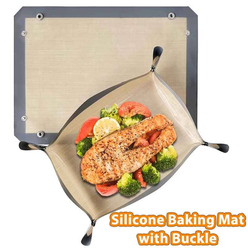 Alas BBQ Silikon Lipat, Alas O - Kitchen Baking Mat ulasan dan harga