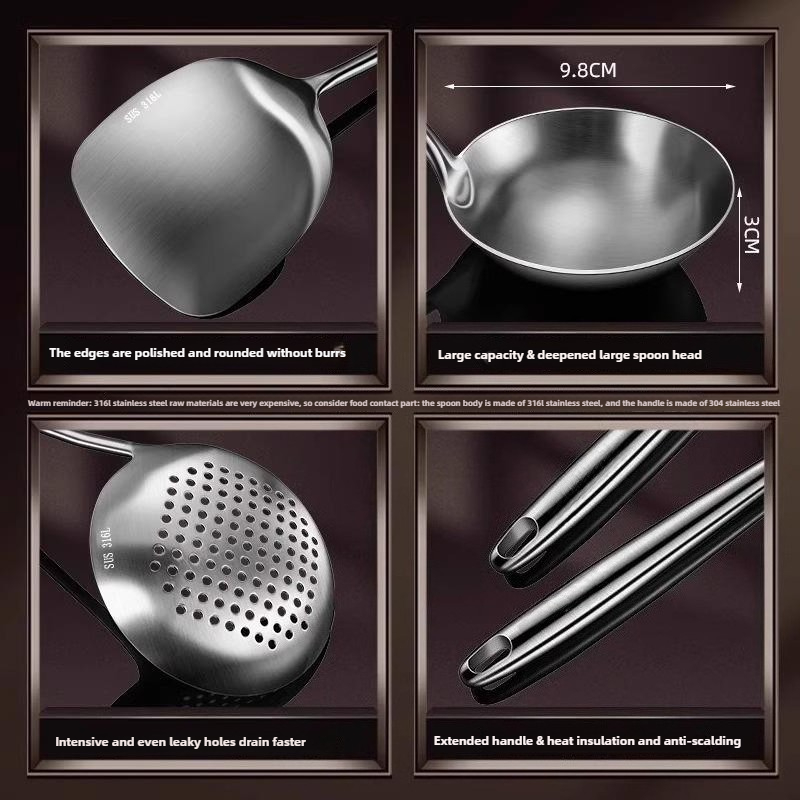 Spatula Wajan Stainless Steel  - Offset Spatula Set ulasan dan harga