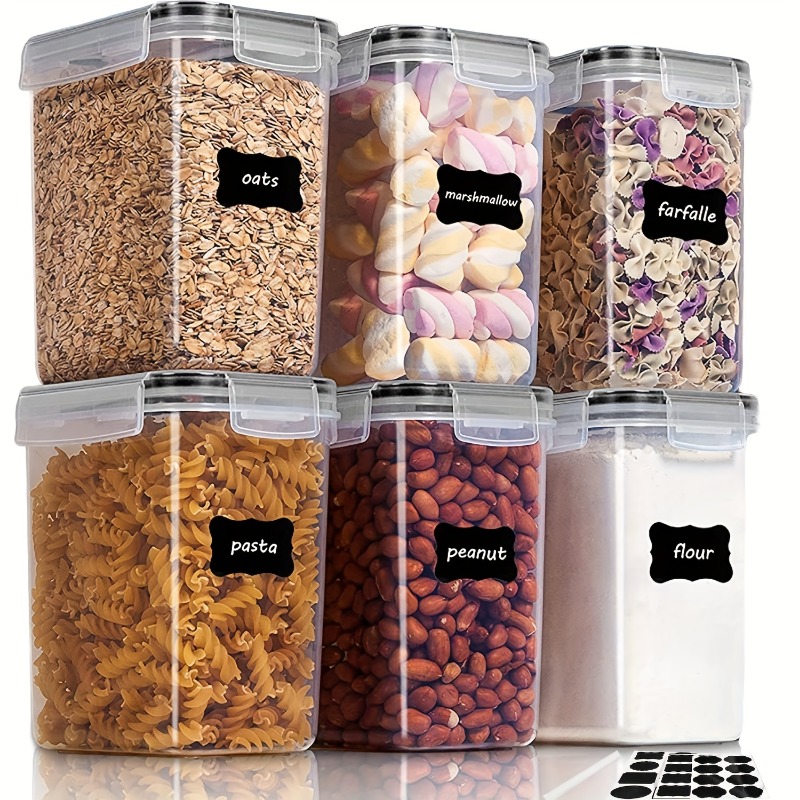 6 Buah Wadah Penyimpanan Makan - Kitchen Baking Pantry ulasan dan harga
