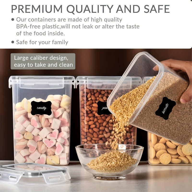 6 Buah Wadah Penyimpanan Makan - Kitchen Baking Pantry ulasan dan harga