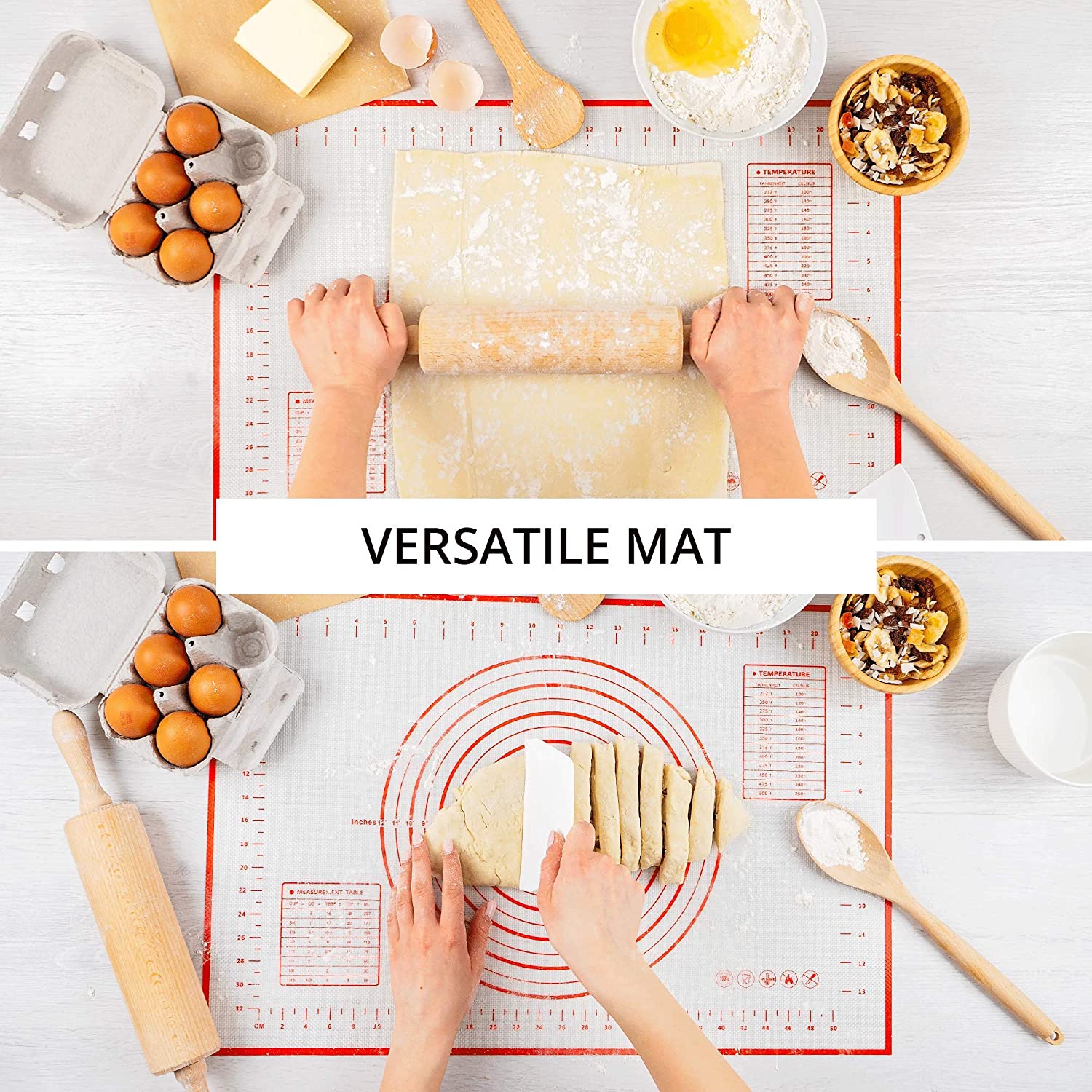 Alas panggang silikon besar, 8 - Kitchen Roll Baking ulasan dan harga